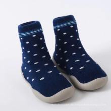 Benutzerdefinierte Baumwolle Unisex Anti-Rutsch-weiche New Born Baby Anti-Rutsch-Schuhsocken